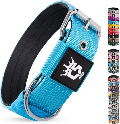 Vista 24 de TSPRO Collar Táctico para Perro de 1.25 Pulgadas de Ancho Collares Gruesos para Perro con Hebilla de Metal de Servicio Pesado, Duradero, Fuerte