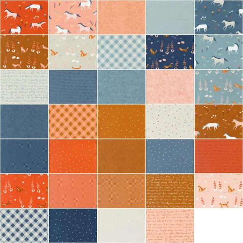 Vista 2 de Aneela Hoey Meander Jelly Roll 40 tiras de 2.5 pulgadas Moda Fabrics 24580JR