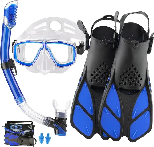 Vista 16 de Snorkeling Gear for Adults with Bag Anti-Fog Snorkel Sets for Travel