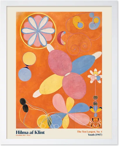 Vista 19 de Poster Master Póster de ilustración vintage, impresión retro moderna, los diez más grandes n.º 1, infancia, flor, abstracto, regalo para artista