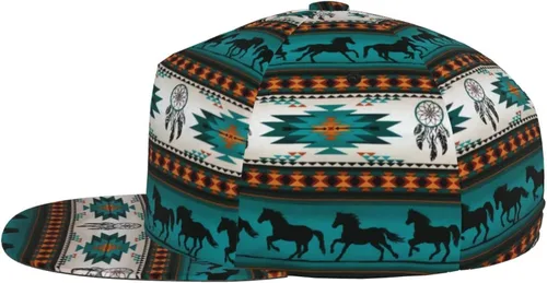 Vista 3 de Gorra india nativa americana ajustable retro nativa americana sombrero de béisbol para hombres y mujeres, sombrero y gorra ajustable casual