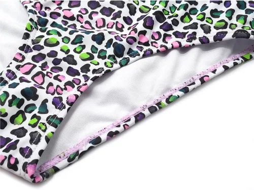 Vista 9 de SHEKINI Trajes de baño de dos piezas con estampado floral para niñas
