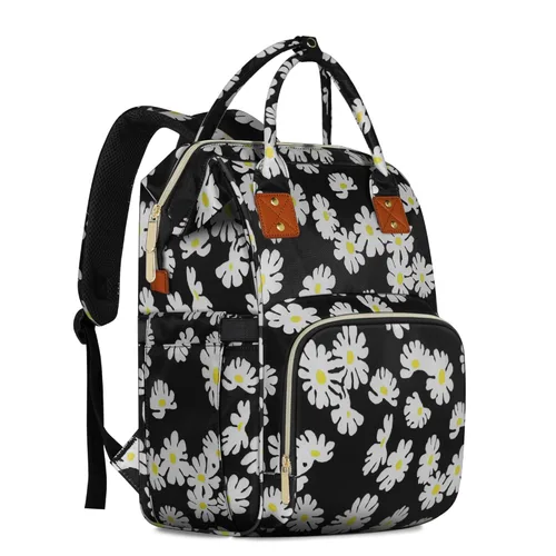 Vista 8 de Mochila para pañales Femuar, multifuncional, para maternidad, bolsa de pañales para bebés, de gran capacidad, para niñas y niños, mochila de viaje