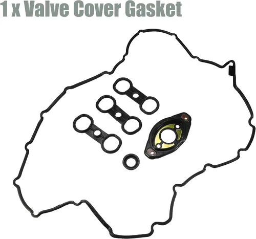 Vista 4 de X AUTOHAUX NO.11127582245/11127552280/11427537293/11427525335 Junta de tapa de válvula para BMW 128i 323i 328i X3 Z5 X4 1 Set