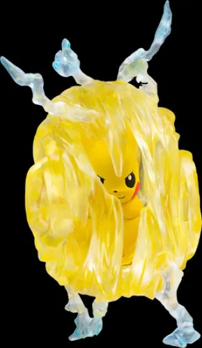 Vista 2 de Takaratomy Pokemon Sun & Moon EZW-01 Pikachu Z-Move Catastropika Figura de acción