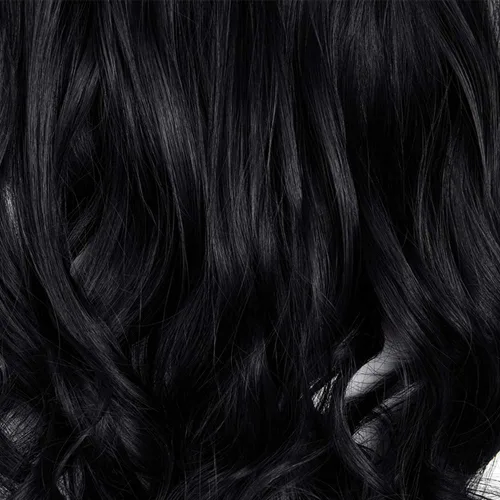 Vista 7 de Extensiones de cabello ondulado, doble trama, 7 piezas con 16 clips, largo de 24 pulgadas
