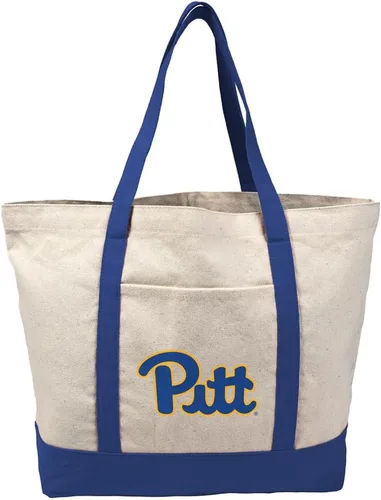 Vista 135 de Campus Lab Bolsa de lona con logotipo primario colegiado con bolsillo externo, bolsa de hombro reutilizable para ir de compras, playa Águilas A&m