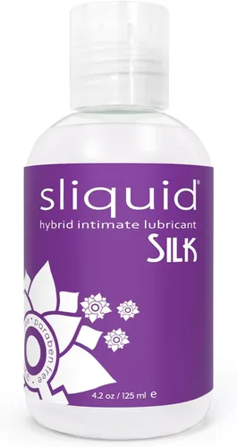 Vista 9 de Lubricante íntimo de seda Sliquid, tamaño de viaje - Lubricante híbrido a base de silicona y agua para mujeres, hombres y parejas, hipoalergénico
