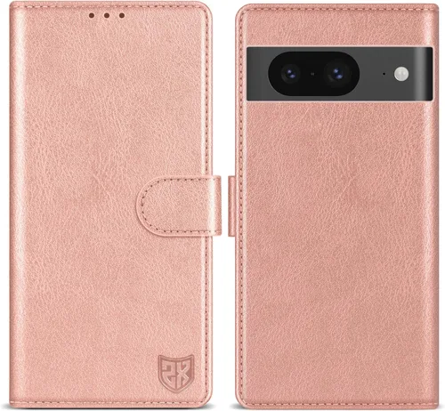 Vista 22 de ZZXX Funda tipo cartera para Google Pixel 8 con bloqueo RFID, ranura para tarjetas, función atril, cierre magnético, funda protectora de cuero