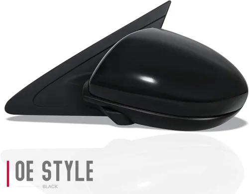 Vista 2 de DNA Motoring OEM-MR-MA1320162 Espejo de puerta lateral izquierdo de estilo de fábrica compatible con 10-13 Mazda 3