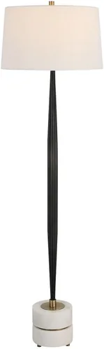Vista 3 de Uttermost Miraz - 1 lámpara de pie de luz de 65.75 pulgadas de alto y 19 pulgadas de ancho