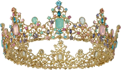 Vista 10 de SWEETV Queen Crown, Princess Crowns for Women, Baroque Tiaras for Women 0. Multicolor