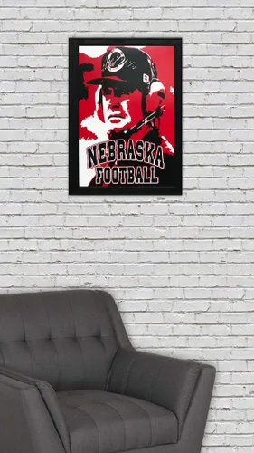Vista 6 de Póster de Tom Osborne Nebraska Cornhuskers (13.0 x 18.9 in)