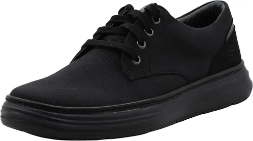 Vista 7 de Skechers Ederson Moreno - Zapatillas Oxford de lona para hombre Beige