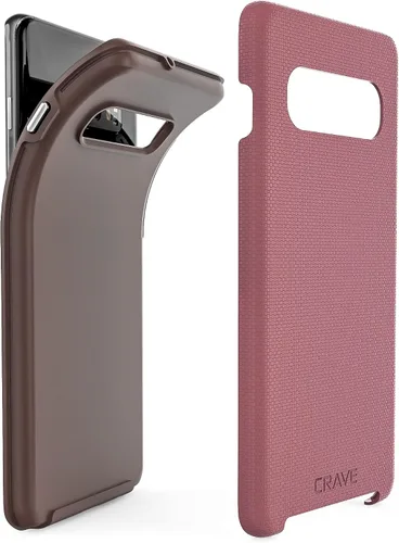 Vista 3 de Crave Funda Dual Guard Galaxy S10+ (6.4"), protección a prueba de golpes, color baya