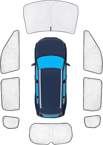 Vista 78 de KMF 6 piezas de parasoles gruesos para Mazda 3 Hatchback (No Sedán) 2014-2018 Accesorios, parasoles completos para parabrisas y ventanas de coche