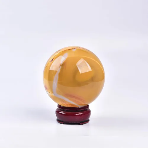 Vista 128 de JIC Gem Piedra Natural de Jaspe Africano Cristal de Curación Esfera Adivinación Bola de Piedra Preciosa, Feng Shui Reiki Aura Decoración