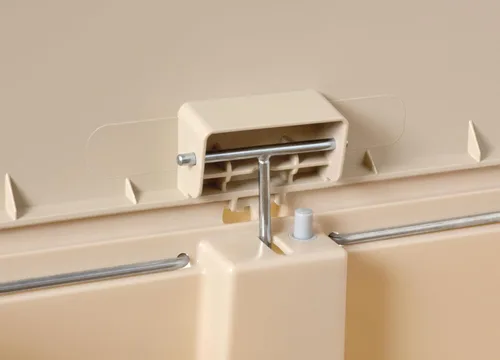 Vista 7 de Rubbermaid Commercial Products - Bote de basura STREAMLINE con pedal frontal/paso de plástico/basura/contenedor de 4 galones, color beige