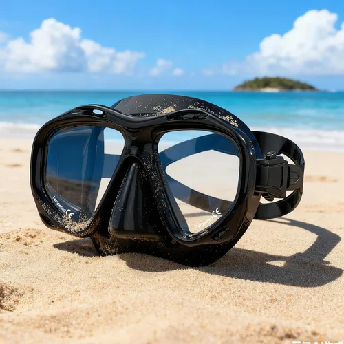 Vista 7 de Scuba Mask Adults, Diving mask, Snorkel Swimming Goggles with Nose Cover for Youth, Free Diving Mask, Panoramic HD Tempered Glass Snorkeling Gear