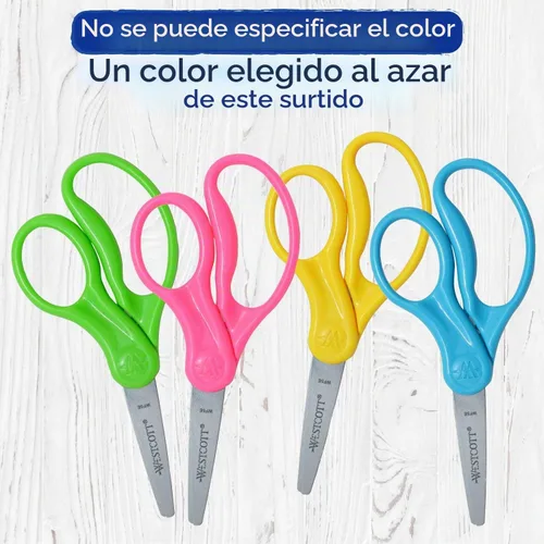 Vista 5 de Tijeras Westcott para niños diestros y zurdos, Variados Total 1