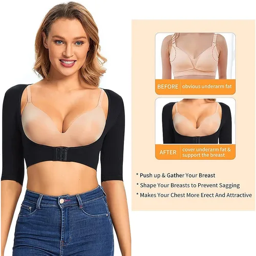 Vista 3 de JOYSHAPER Sujetador para el pecho para mujer, corrector de postura, parte superior para la espalda, soporte para el pecho