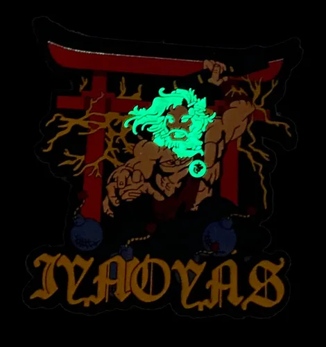 Vista 2 de IYAOYAS Zeus Parche de PVC, gancho y bucle, 4 pulgadas