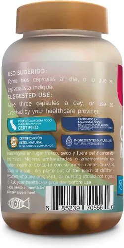 Vista 3 de Betel Natural Circulamax Cápsulas de apoyo natural para una circulación más saludable - 90 cápsulas