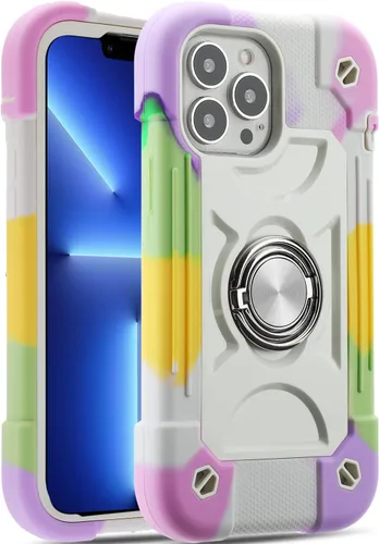 Vista 75 de MARKILL Compatible con iPhone Se3/iPhone Se2, Funda para iPhone 6/6S, Funda para iPhone 7/iPhone 8 de 4.7 Pulgadas con Soporte Anular, Funda
