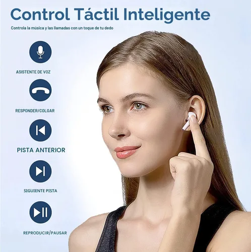Vista 7 de Auriculares inalámbricos, auriculares Bluetooth pro (2ª generación), auriculares con micrófono de 48 horas de reproducción, sonido de alta