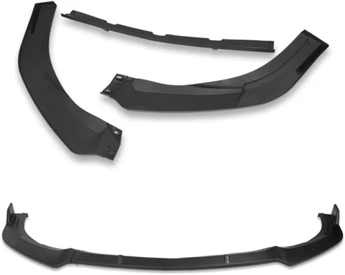 Vista 5 de Q1-TECH, borde de parachoques delantero estilo MS compatible con Mazda 3 2010 2011 2012 2013 (no compatible con el modelo MazdaSpeed 3), alerón