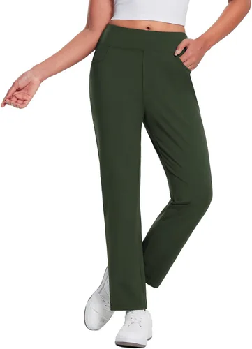 Vista 14 de baleaf Pantalones térmicos con forro polar para mujer para clima frío Negro