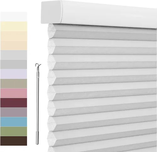 Vista 57 de Tonature Persianas Celulares de Tamaño Personalizado para Ventanas Cortinas Blackout sin Cordón Persianas Enrollables Protección UV Aislamiento