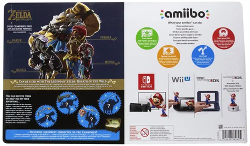 Vista 2 de The Champions Amiibo - The Legend of Zelda Breath of the Wild Collection (Nintendo Wii UNintendo 3DSNintendo Switch)