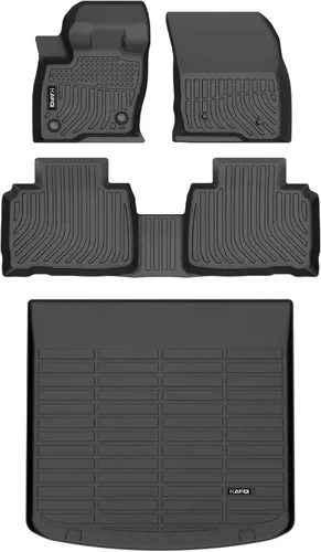 Vista 75 de HAFIDI® Juego de alfombrillas y forro de carga para Kia EV9 2024 2025 2026 (no apto para sillas de relajación), protección para todo tipo de clima