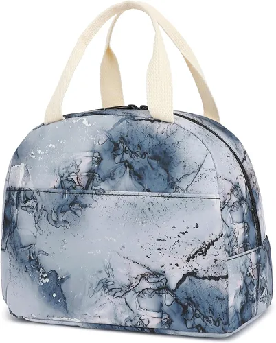 Vista 17 de Lonchera con diseño de aguacate para mujeres y niñas, con aislamiento, reutilizable, para niños, adultos, escuela, trabajo, picnic, viajes