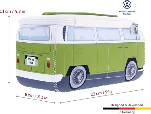 Vista 3 de BRISA Colección VW - Maquillaje universal de neopreno Volkswagen, Verde, VW