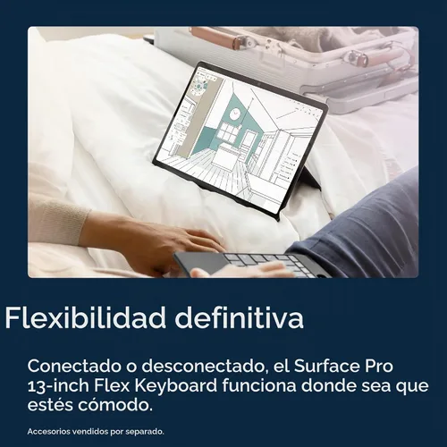 Vista 7 de Microsoft Surface Pro (2026), portátil 2 en 1 de rendimiento premium de 13 pulgadas, procesador Snapdragon X2 Plus, pantalla táctil, 16 GB de RAM
