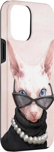 Vista 3 de Funda para iPhone 12 Pro Max Posh Sphynx