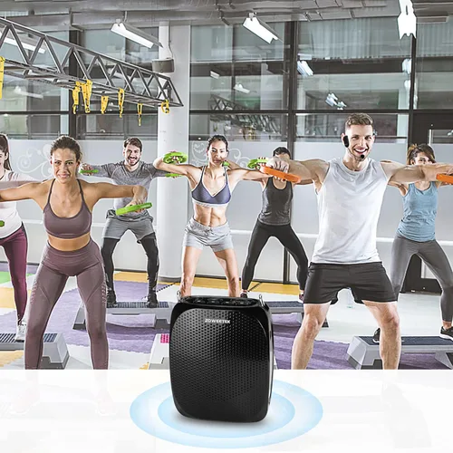 Vista 9 de ZOWEETEK Amplificador de Voz Original para Profesores con 2 Micrófonos, Amplificador de Voz Inalámbrico con Auriculares Micrófono, Altavoz Portátil