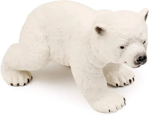 Vista 5 de Set de figuras de juguete de animales polares UANDME, incluye figuras de familia de osos polares y familia de pingüinos emperadores
