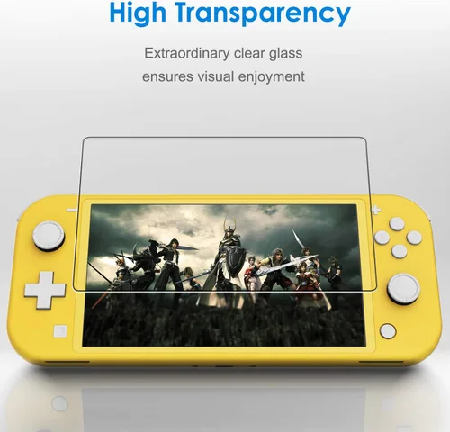 Vista 4 de JETech Screen Protector for Nintendo Switch Lite 2019, Tempered Glass Film, HD Clear, 3-Pack