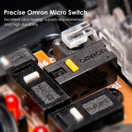 Vista 6 de SANWA Ratón ergonómico con cable, ratón de bola rodante programable, desplazamiento inclinable, 400/800/1200/1600 DPI, trackball de computadora