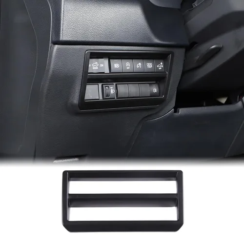 Vista 10 de Aunginsy Botón de interruptor de faros para coche, con cubierta de marco y embellecedor, compatible con Toyota Tundra/Sequoia 2022-2023 - Accesorios