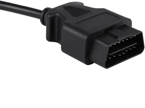 Vista 5 de Ejoyous OBD2 9 Pin al adaptador de cable de diagnóstico del escáner del camión de 16 pines OBD-ii varón a la herramienta de diagnóstico