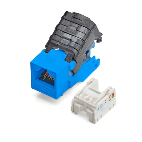 Vista 22 de TRUE CABLE Conector Keystone sin herramientas Cat5e, sin blindaje (UTP), PoE++ (4PPoE) 100W, certificación UL, verificado ETL, certificado ANSI/TIA