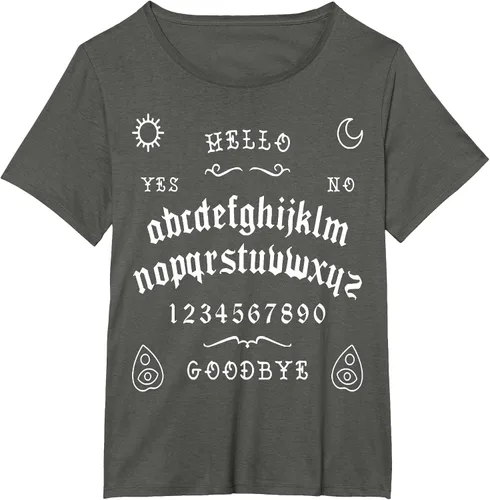 Vista 76 de Camiseta inspirada en la tabla Spirit Board Ouija Asphalt Grey