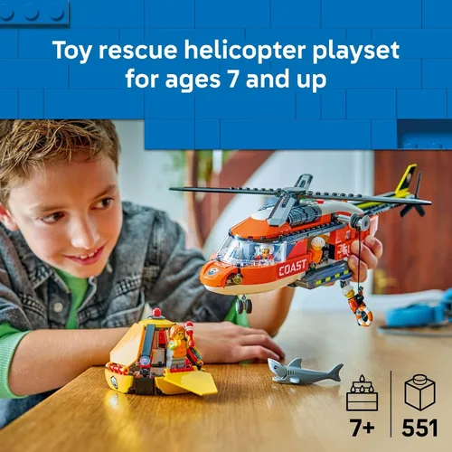 Vista 2 de LEGO City Coast Guard Helicóptero 60503