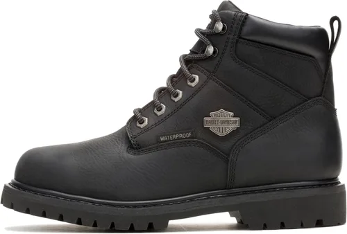 Vista 7 de Harley-Davidson Botas casuales de cuero impermeable para motocicleta para hombre