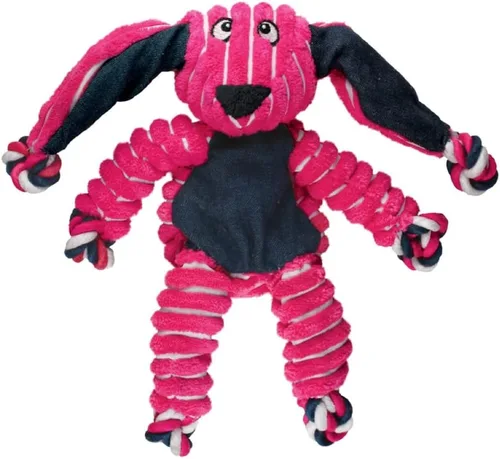 Vista 14 de KONG Floppy Knots - Juguete de cuerda anudada para perros que atrae el juego – Juguete de tirar que satisface los instintos naturales – Suministros