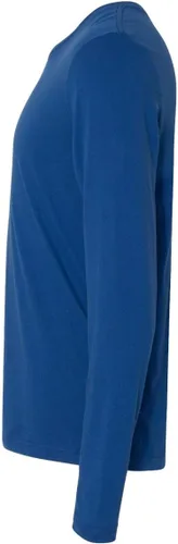 Vista 3 de Next Level - Camiseta de manga larga de algodón para hombre, talla S, color azul marino